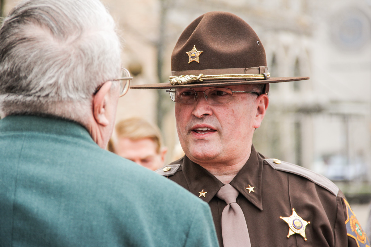 Bradley D. Rogers, Retired Sheriff of Elkhart County, Indiana. - Photo by Benjamin Rogers - Sheriff Brad Rogers